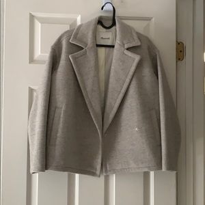 Madewell light gray coat